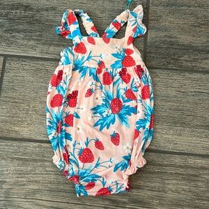 🍓 Posh Peanut Bubble Romper 🍓